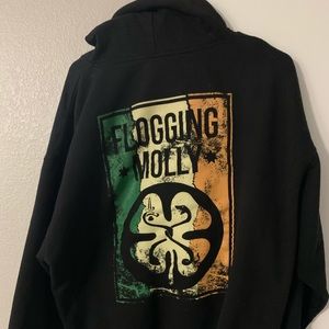 Rarely worn Flogging Molly hoodie sweatshirt